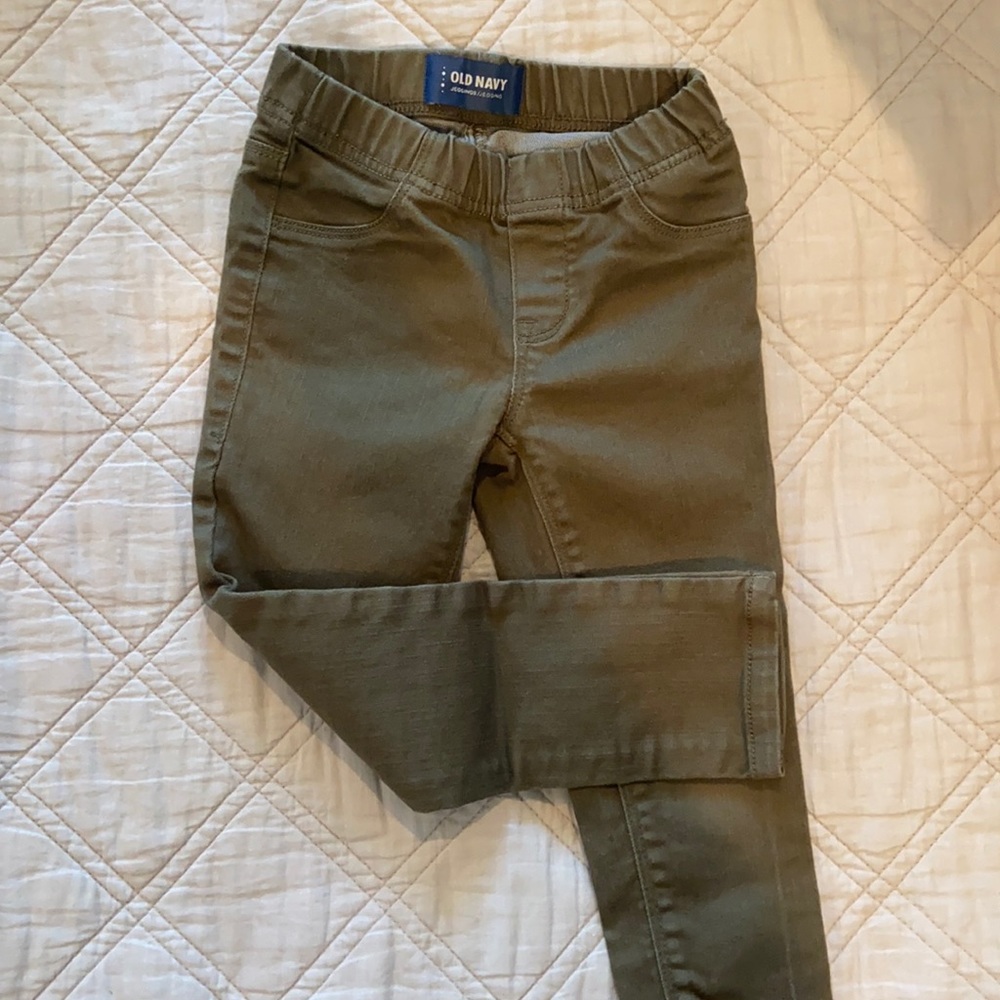 Old Navy army green jeggings
